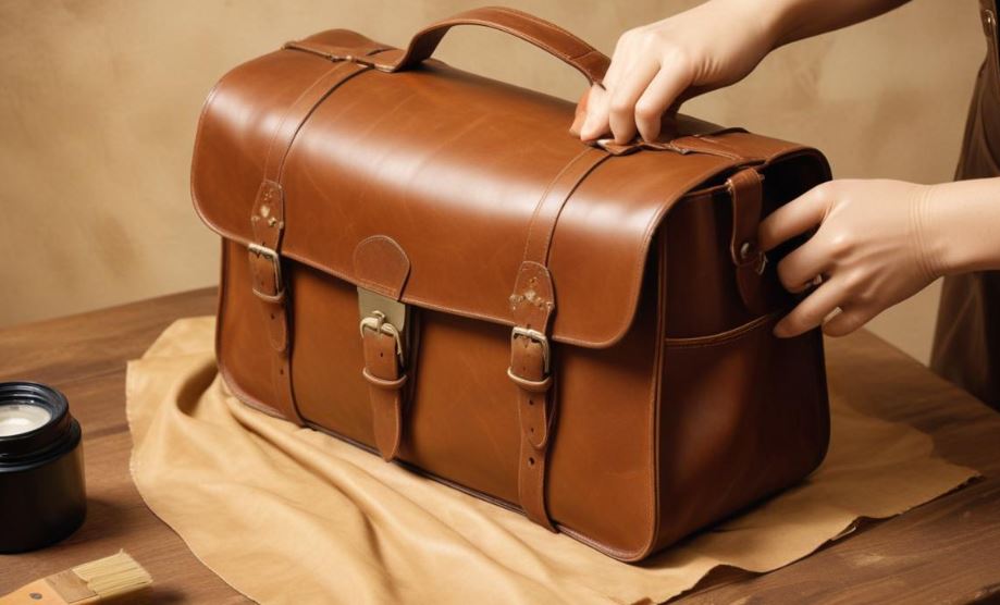 pulire borsa pelle esterno