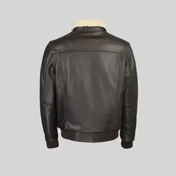 uomo bomber nero fur