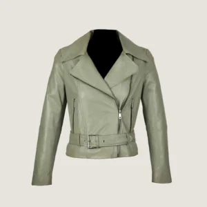 Elegante Biker Verde Chiaro