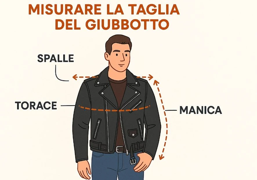 come misurare giacca pelle
