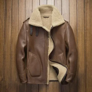 Davis B3 Cappotto in Pelle Naturale