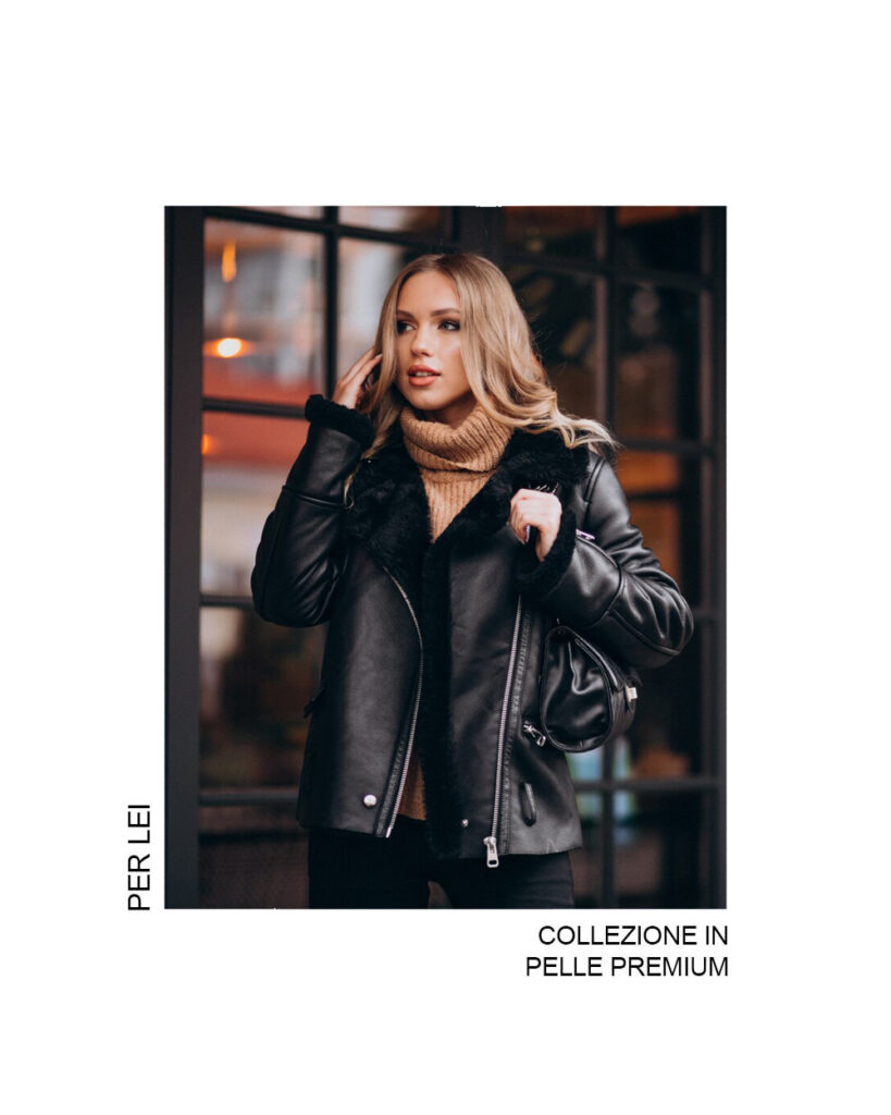 Collezione Giacca Pelle Donna