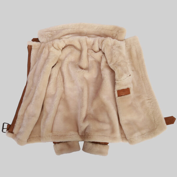 Giacca Biker in Nubuck con Pelliccia - immagine 3