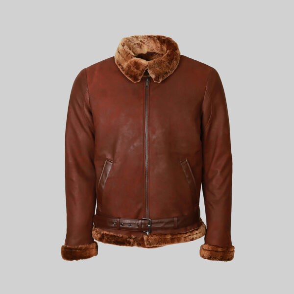 Giubbotto Blouson in Nabuk con Interno in Pelliccia