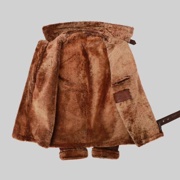 Giubbotto Blouson in Nabuk con Interno in Pelliccia - immagine 3